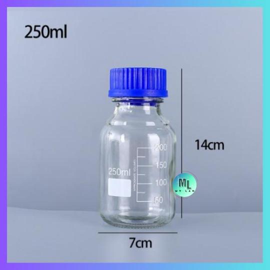 Chai trung tính nắp vặn xanh 250ml
