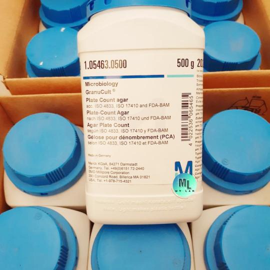 Hóa chất vi sinh - Plate Count Agar (Merck) 1.05463.0500