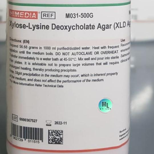Môi trường vi sinh Xylose Lysine Deoxycholate agar (XLD)